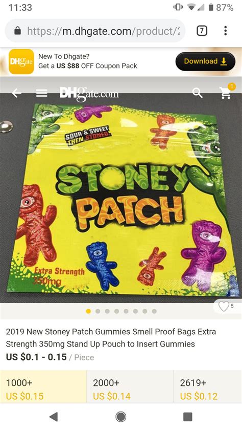 The first step to tell if a Stoney Patch is real or fake is to compare it with a Sour Patch. While a Stoney Patch is not as a strong a flavor as a Sour Patch, it does have a similar taste. It is also packaged in a way that makes it seem like a candy. The lawsuit filed against Stoney Patch alleges trademark infringement and dilution and unfair .... 