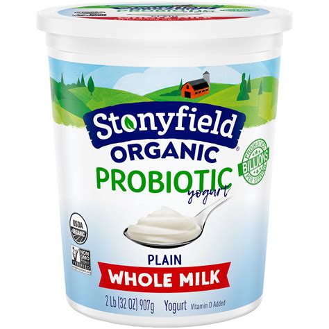 Stonyfield. Harris-Pincus loves the simple ingredients, super-smooth texture, and versatility of this non-fat yogurt. It also packs live active cultures for a probiotic punch. Nutrition per serving: 90 cal ... 