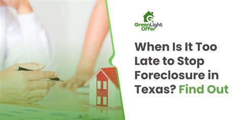 Stop Foreclosure in Texas