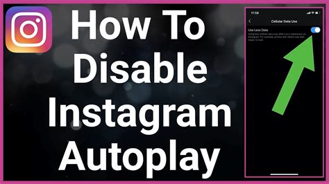 Stop Instagram Auto-Playing videos on my iPhone?