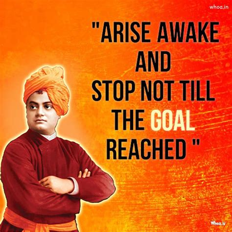 Stop Not Till The Goal Is Reached