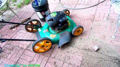 Stop Oil Burning Old Lawnmower, 50W Oil and STP