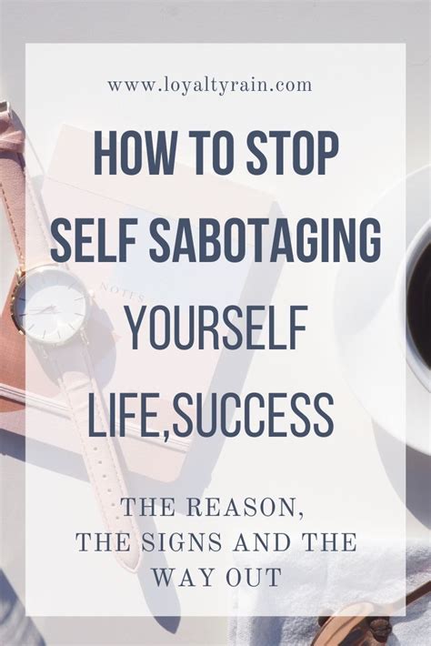 Stop Self Sabotage