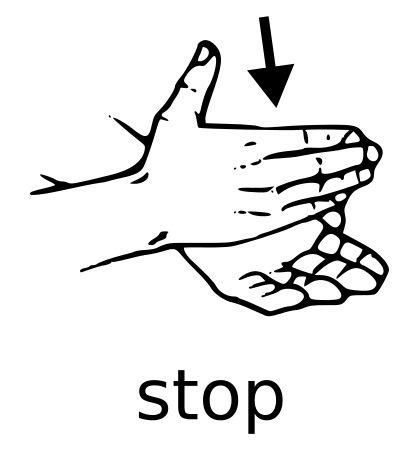 Stop Sign Language