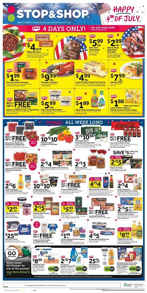 Don’t miss out on the great savings in the upcoming Stop and Shop weekly ad! You can also check the current and upcoming Shaw’s Weekly Ad, King Kullen weekly ad, Dollar General weekly ad, Walgreens Weekly Ad, CVS weekly ad, Target weekly ad, Kroger weekly ad, Rite Aid Weekly Ad, and many more on the Weekly ad Preview page here!. 