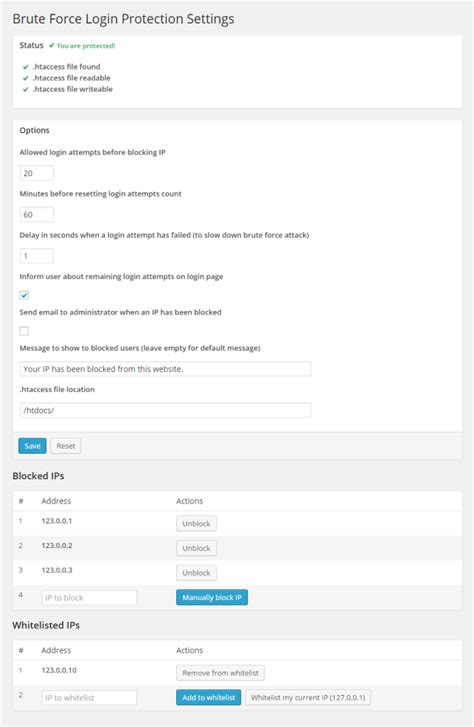 Stop brute force.  For this purpose, the plugin stores information on failed login att...
