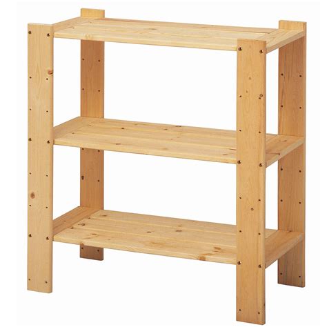 Stor 3 Shelf Pine Shelving - Kmart