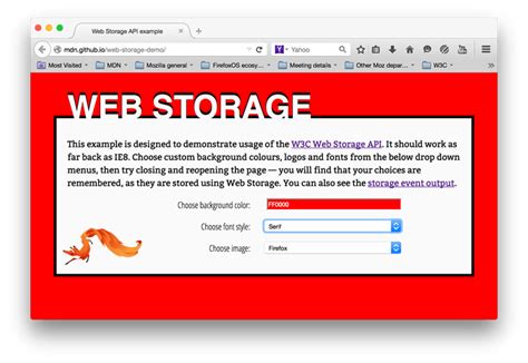 Storage: key() method - Web APIs MDN - Mozilla Developer