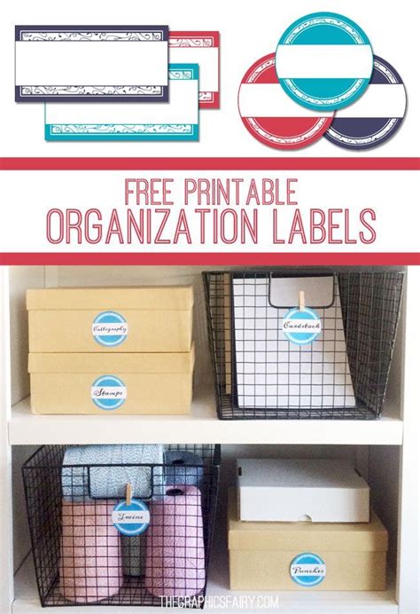 Storage Box Labels Printables for Organization Pinterest