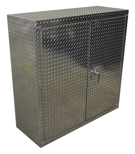 Storage Cabinets - Diamond plate aluminum Storage Cabinet Material