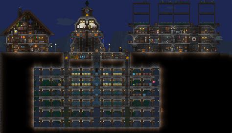 Storage room terraria. The area with the chests can be run through without having to stop, jump, or otherwise navigate terrain. 2). The Crafting Material Chests, Potions, and Ingredients can all be reached by Quick Stack. 3). The Main Crafting Machines are close enough to the Main 4 Materials Chests that you can craft just by opening a chest. 