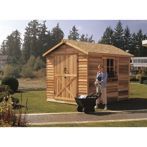 Highlights Multi-functional storage: the trash shed has 2 front doors and a top cover, and it has multiple latches so you have the flexibility to lock them, with large capacity interior space, you can store tools, equipment, bicycles, etc. to make your yard more tidy