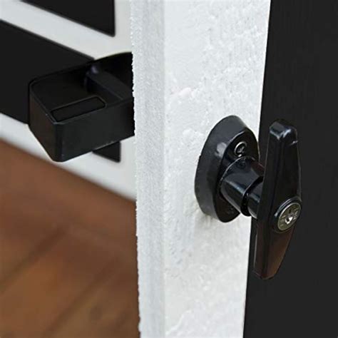 5-1/2" L-Handle Lock kit, Shed Door Latch with 5 Keys, 5-1/2" Stem Shed L-Handle Lock Kit for Sheds Doors, Playhouses, Chicken Coops,Camper, RV, Garage Door (Black). 118. 100+ bought in past month. $1799. Join Prime to buy this item at $16.19. FREE delivery Wed, Feb 28 on $35 of items shipped by Amazon. Or fastest delivery Tue, Feb 27.. 