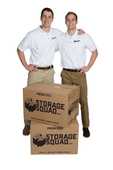 Storage squad. When our crew arrives for pickup, they will count your items, correct any mislabeled items, build your storage/shipping inventory using our Storage Squad App, and take a couple of pictures. 24-48 hours after your pickup, you’ll receive a email when your itemized invoice (including pictures) is ready to be viewed/paid on your Storage Squad ... 