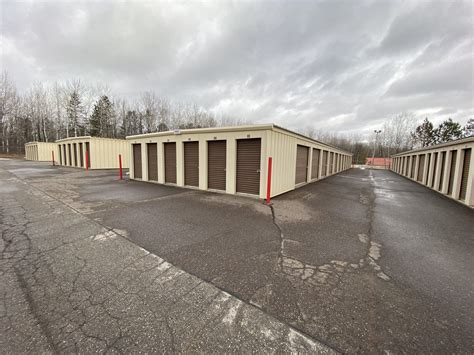 Storage units duluth mn. Outside Storage Monthly Rates: 0'- 20' $ 40.00 21'-25' $ 45.00. 26'-30' $ 50.00 31'-35' $ 55.00. Call today for availability (218) 628-3824. We are located at the junction of Highway 2 and Boundary Avenue in Duluth MN next to Zenith Terrace MH Community. Credit Cards or checks acceptable for payment. Lease, processing fee, and security deposit ... 