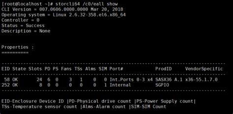 Storcli locate drive. /storcli64 /c0 /e252 /s1 set missing Drive spindown zu...
