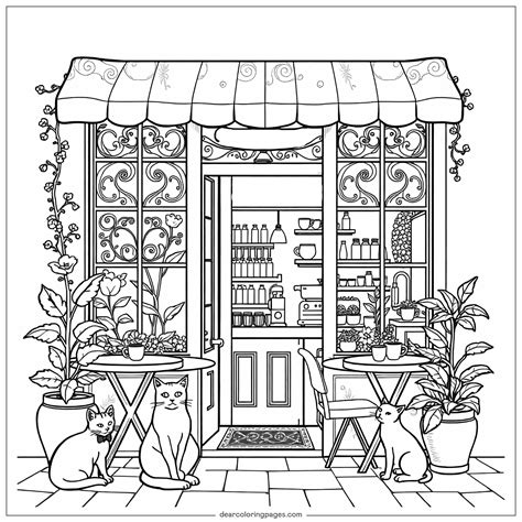 Store Coloring Pages