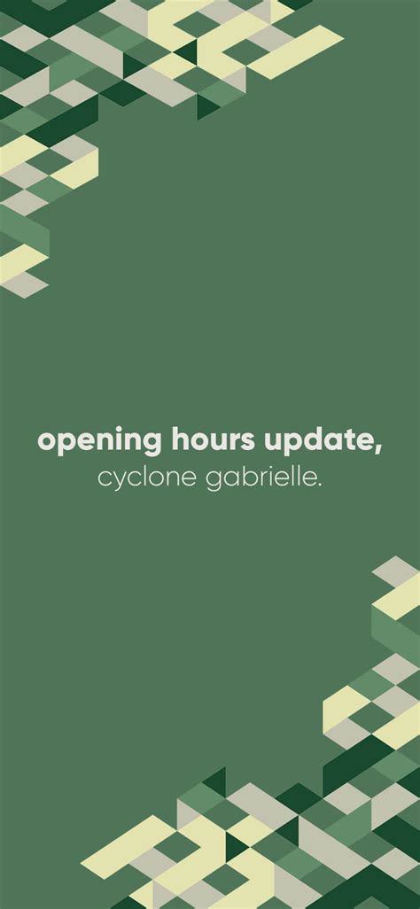 Store Hours Gabrielle