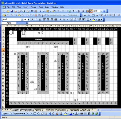 Store Layout in Excel Spreadsheet Download Scientific Diagram