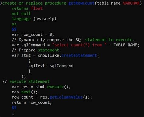 Store a query result in a variable and use in ... - SNOWFLAKE …