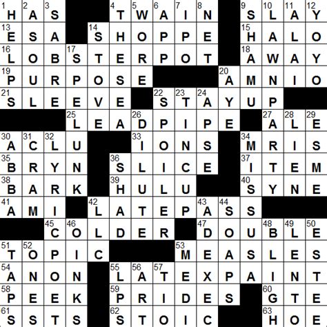Crossword Clue. Here is the solution for the "No running" at a cosmetics store clue that appeared on February 2, 2024, in The LA Times Daily puzzle. We have found 20 answers for this clue in our database. The best answer we found was SMUDGEPROOF, which has a length of 11 letters.. Store crossword clue