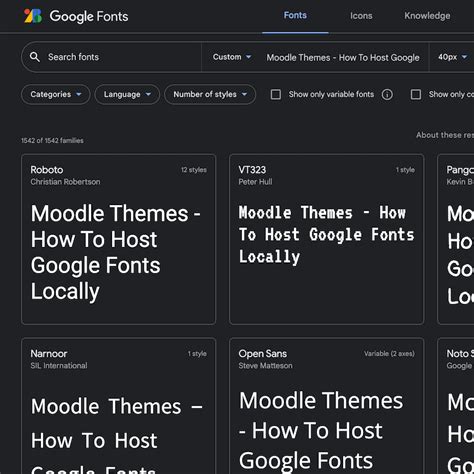 Store google fonts locally - Catch Themes