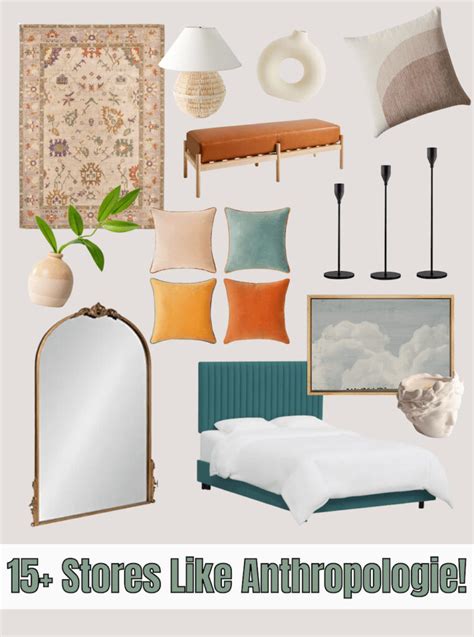 Stores similar to anthropologie. Anthropologie is a clothing store, but everyone I know has only bought accessories, decor, or beauty products from there. ... West Elm’s curtain selection is very similar to what you can find at ... 