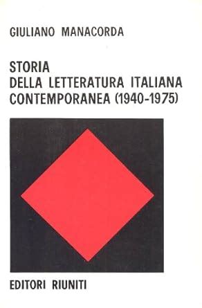 Storia della letteratura italiana contemporanea, 1940 1975. - Marvel band saw 8 mark ii manual.
