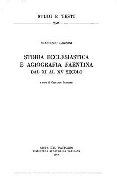 Storia ecclesiastica e agiografia faentina dal xi al xv secolo. - Guide to urdg 758 full version.