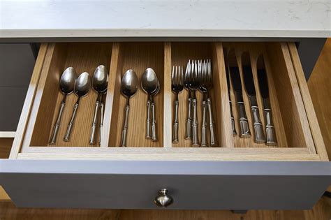 Storing flatware and silverware is made a lot easier with a custom made