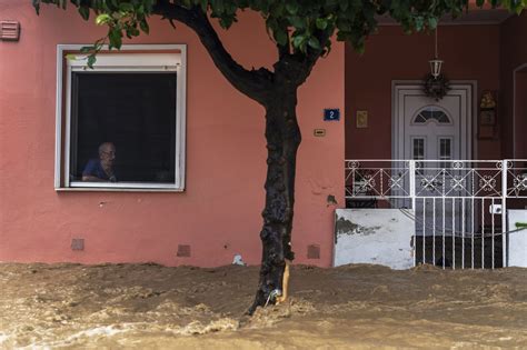 Storm Elias fills homes with mud in central Greece