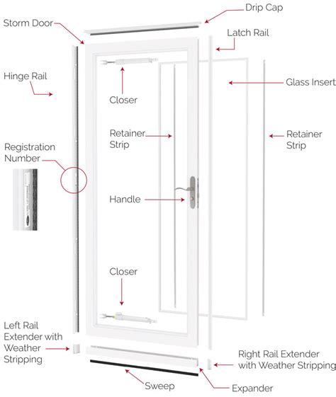REPLACEMENT PARTS FOR YOUR LARSON STORM DOOR. We are committed to helping you find parts quickly and easily for your LARSON storm door. START HERE. Locate your registration number on the hinge rail and enter below. Need help? SEE VIDEO. FREE GROUND SHIPPING SEARCH Parts ...