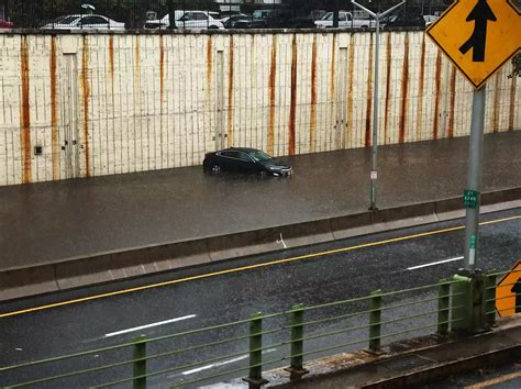 Storm floods New York City area, pouring into subways and swamping streets in rush-hour mess