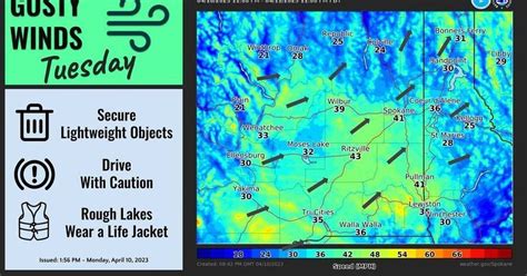 Storm to bring rain, wind to Spokane region Monday …