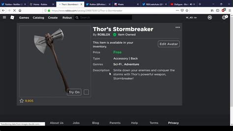 Stormbreaker Roblox. 