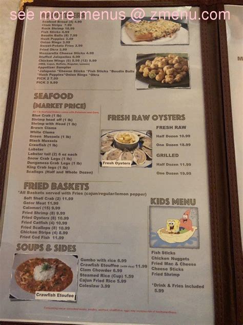Buffalo, New York; Storming Crab™-Seafood Restaurant Menu; Storming Crab™-Seafood Restaurant. Buffalo, New York