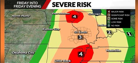 Storms expected near St. Louis Friday evening
