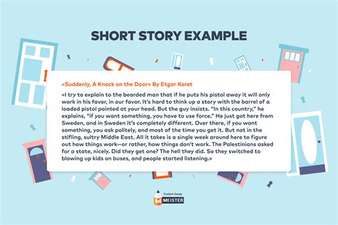 Story example short story. A short story is a beautiful work of prose fiction that can be enjoyed in just one sitting, typically lasting between 20 minutes and an hour. Great news! Short stories can range from 1,000 to 15,000 words, allowing writers to explore their ideas and creativity. Short stories are concise and to the point, typically ranging from 10 to 25 pages. 