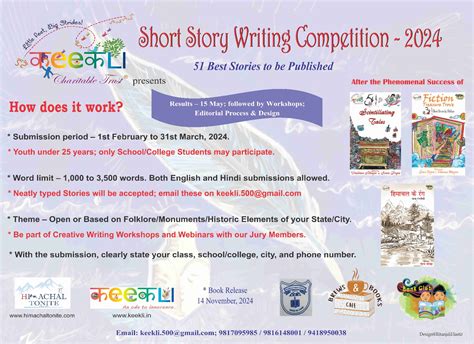 Story writing competition 2024 National Literacy Trust