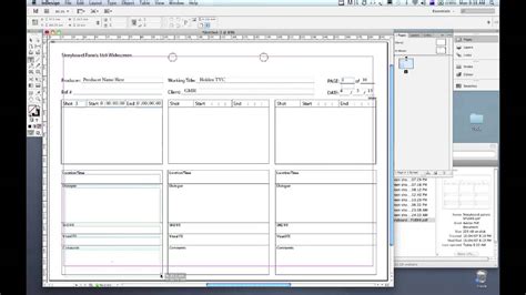 Storyboard InDesign howto tutorial YouTube
