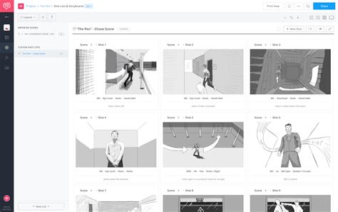 Storyboard Template Animation