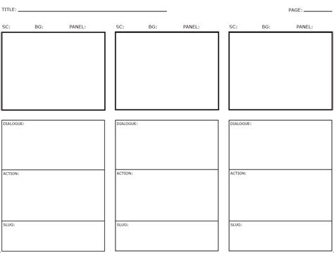 Storyboard Template Free Download