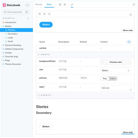 Storybook for Angular 12