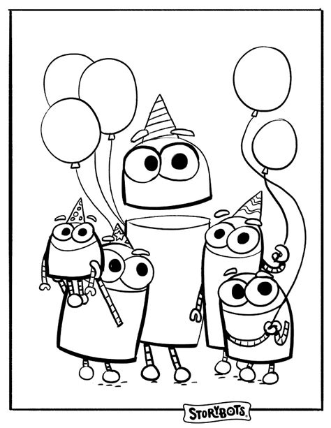 Stack Of Books Coloring Page