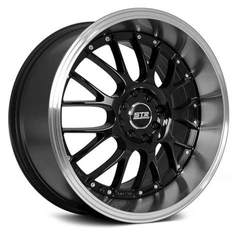 Str wheels. Find many great new & used options and get the best deals for 20" STAGGERED STR WHEELS 607 WHITE WITH BLACK SPOKE RIMS (P05) at the best online prices at eBay! Free shipping for many products! 