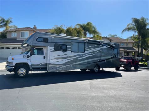 2010 Damon Tuscany 4072 4 slide motorhome with 80,114 miles. This coach is on a Freightliner Chassis powered by a 360HP Cummins Diesel engine with Allison Transmission. Generator has 1503 hrs. Batteries are 1 year old. Engine and Gen were just serviced. Radiator hoses replaced and flushed. Rear end flushed. Transmission …. 