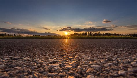 Straßen Ende OR Oregon Sonnenuntergang Küste Leben Strand