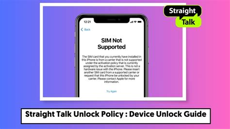 Straight talk unlock policy. Dec 30, 2017 · Steps to Unlock Straight Talk Phone. Contact the customer service department at 1-877-430-CELL (2355): The process to unlock Straight Talk Phone starts by obtaining the unlock code. The company itself provides the unlock code. To get the unlock code, contact the customer service department. List all the required details to the customer care ... 