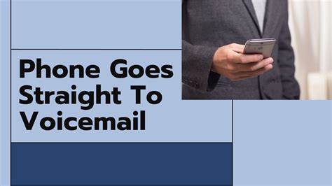 Straight to voicemail. Things To Know About Straight to voicemail. 