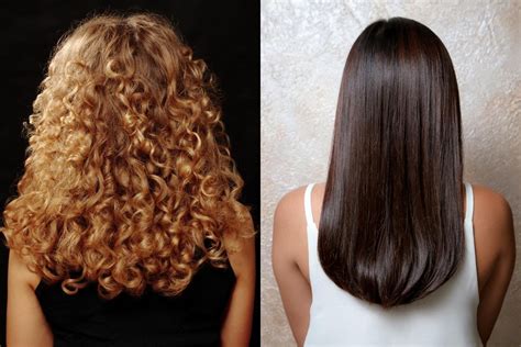 Straight vs Curly hair #hair #shortvideo #viral …